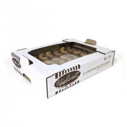 Ferri di cavallo con cioccolato fondente
