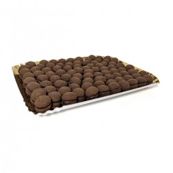 Baci di dama al cacao con cioccolato